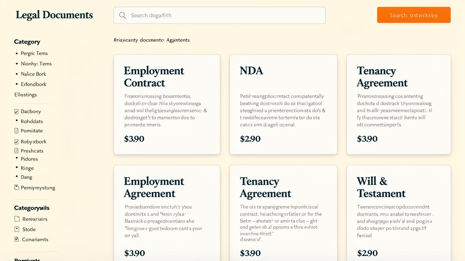 Document catalog page